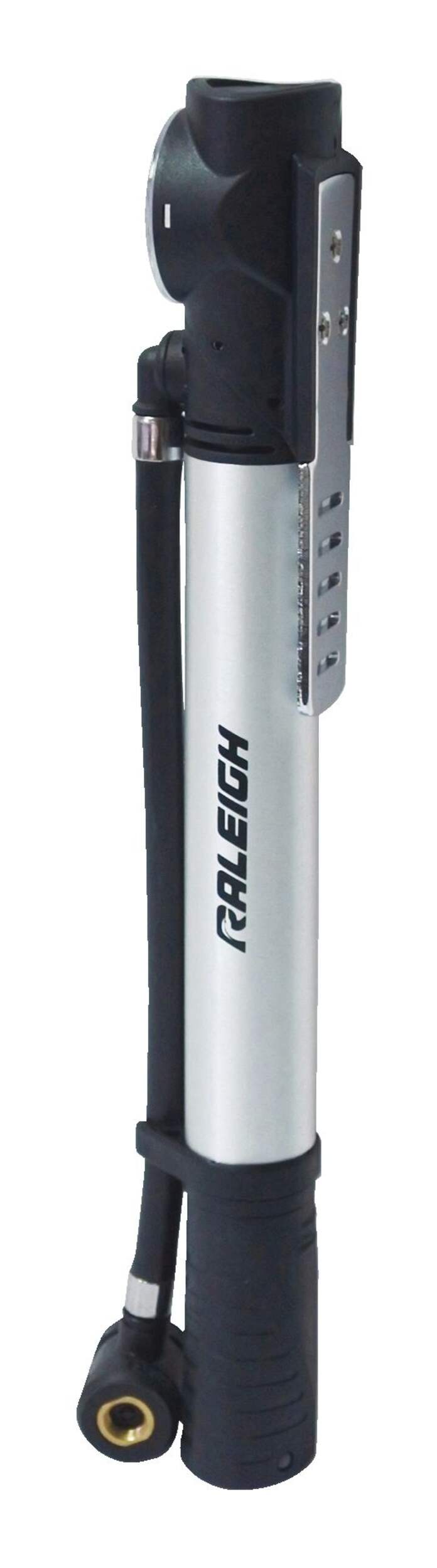 Raleigh AP 4.0 Compact Bike Pump For Schrader & Presta Valves Head, 120 PSI Front_Flat