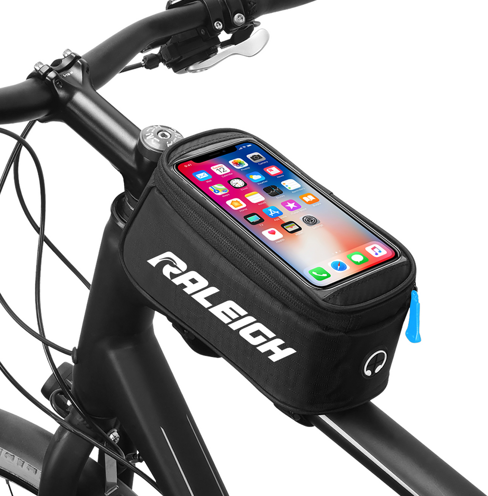 Raleigh Bike Phone Bag For Phones Up to 6.5in, Touchscreen Enabled