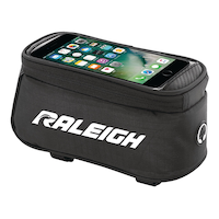 Raleigh Bike Phone Bag For Phones Up to 6.5-in, Touchscreen Enabled, Black