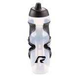 Raleigh Easy-Squeeze Bike Water Bottle w/Cage/Holder, Transculent, 20.2-oz Front_Elevated