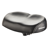 Supercycle No-Pressure Foam Ergonomic Bike Seat/Saddle, Black Front_Three_Fourths_Angled_Left