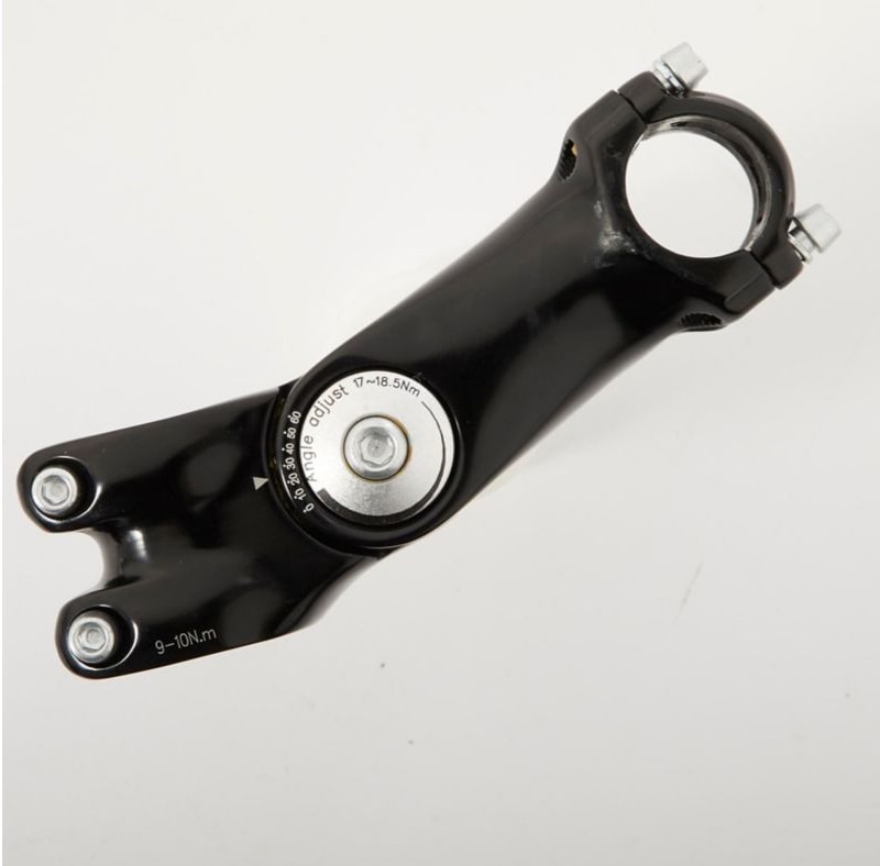 Raleigh Lightweight Adjustment Bike Stem, Fits 25.4mm Handlebar, 28.6