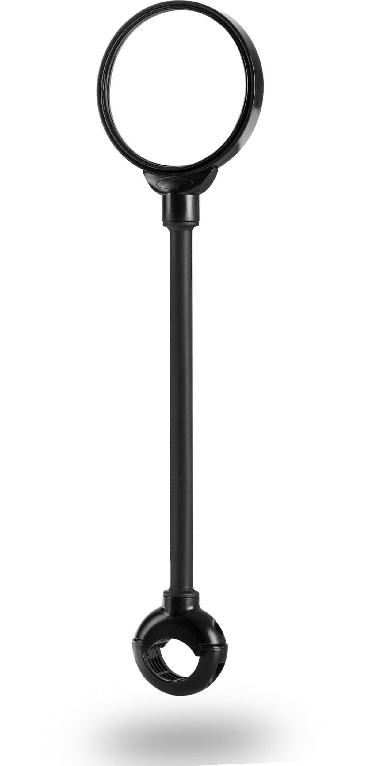 Raleigh Deluxe Adjustable Rear-View Handlebar Bike Mirror, Black, 3.5-in Front_Flat