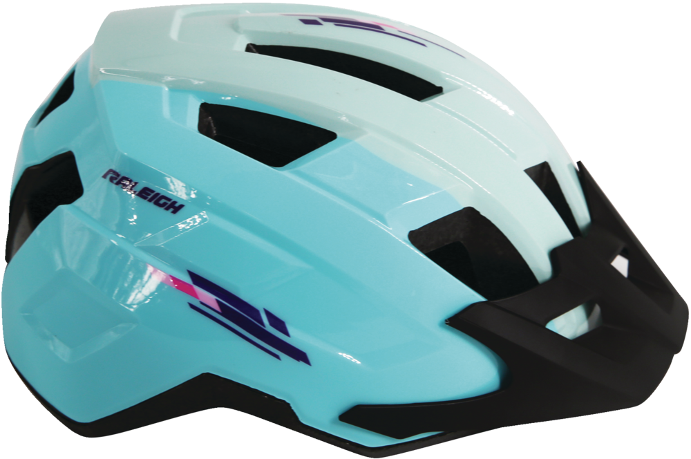 blue womens bike helmet