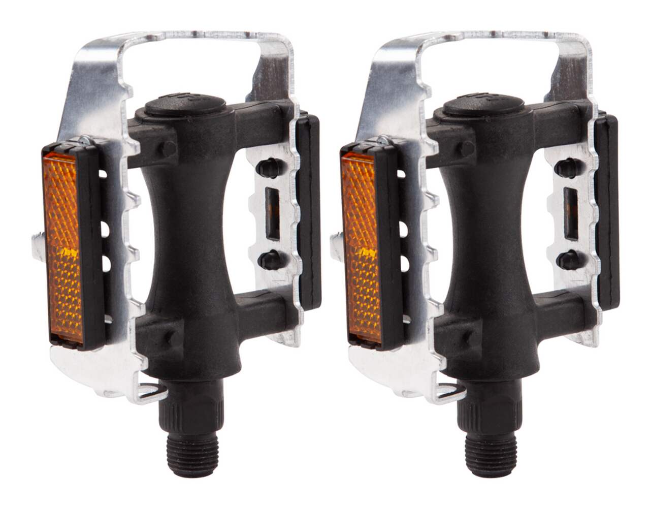 Raleigh Cage Alloy Bike Pedals w Reflectors 2 pk Canadian Tire
