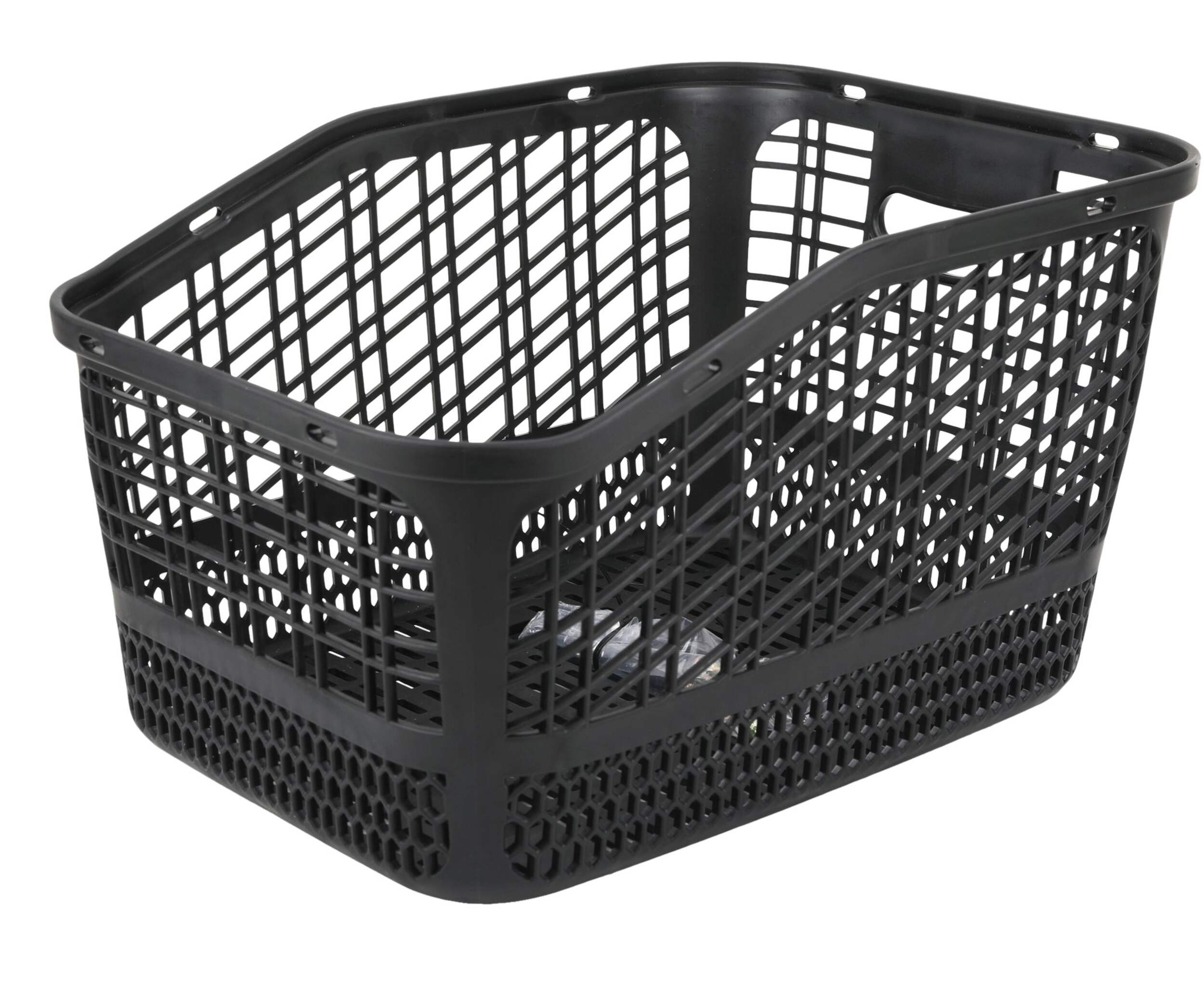 Raleigh Urban Rear Bike Basket,  Black Front_Angled_Right