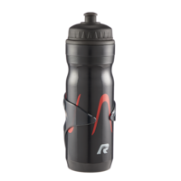 Raleigh High Flow Valve  Bike Water Bottle, Black Front_Three_Fourths_Angled_Right