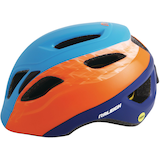 Raleigh Venture MIPS Road Bike Helmet, Child, Blue/Orange Front_Three_Fourths_Angled_Left