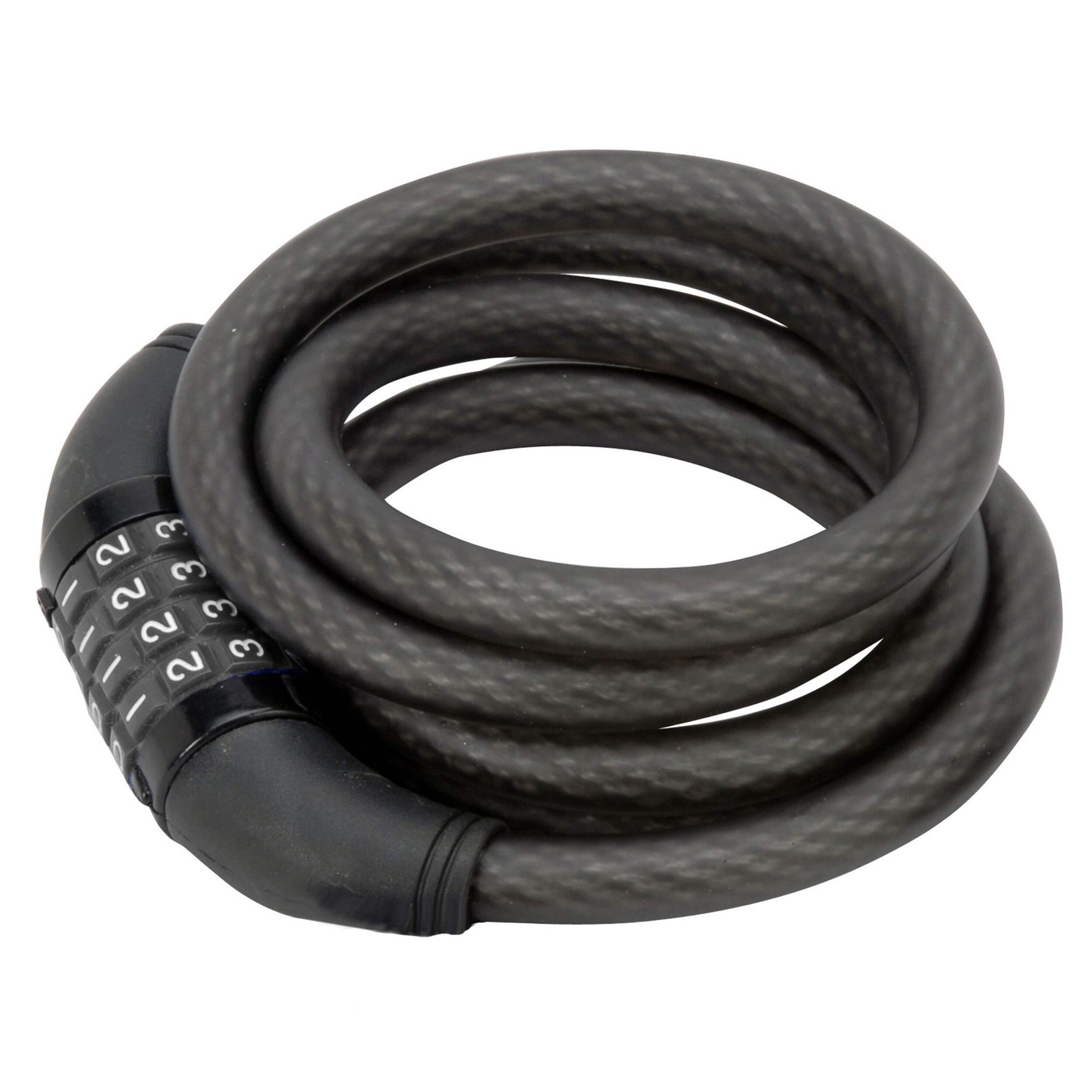 Schwinn Black Coil Bike Lock, 10-mm x 5-ft Overhead_Plunge