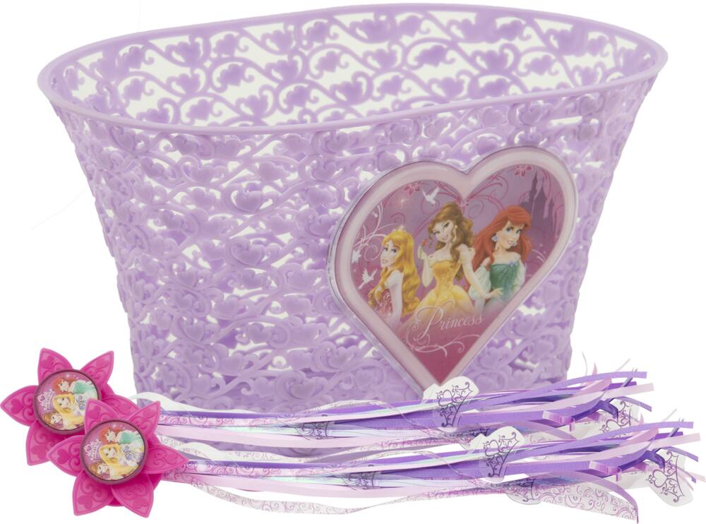 purple bike basket