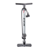 CCM Floor Bike Pump w/Gauge For Schrader & Presta Valves Head, 120 PSI Front_Flat