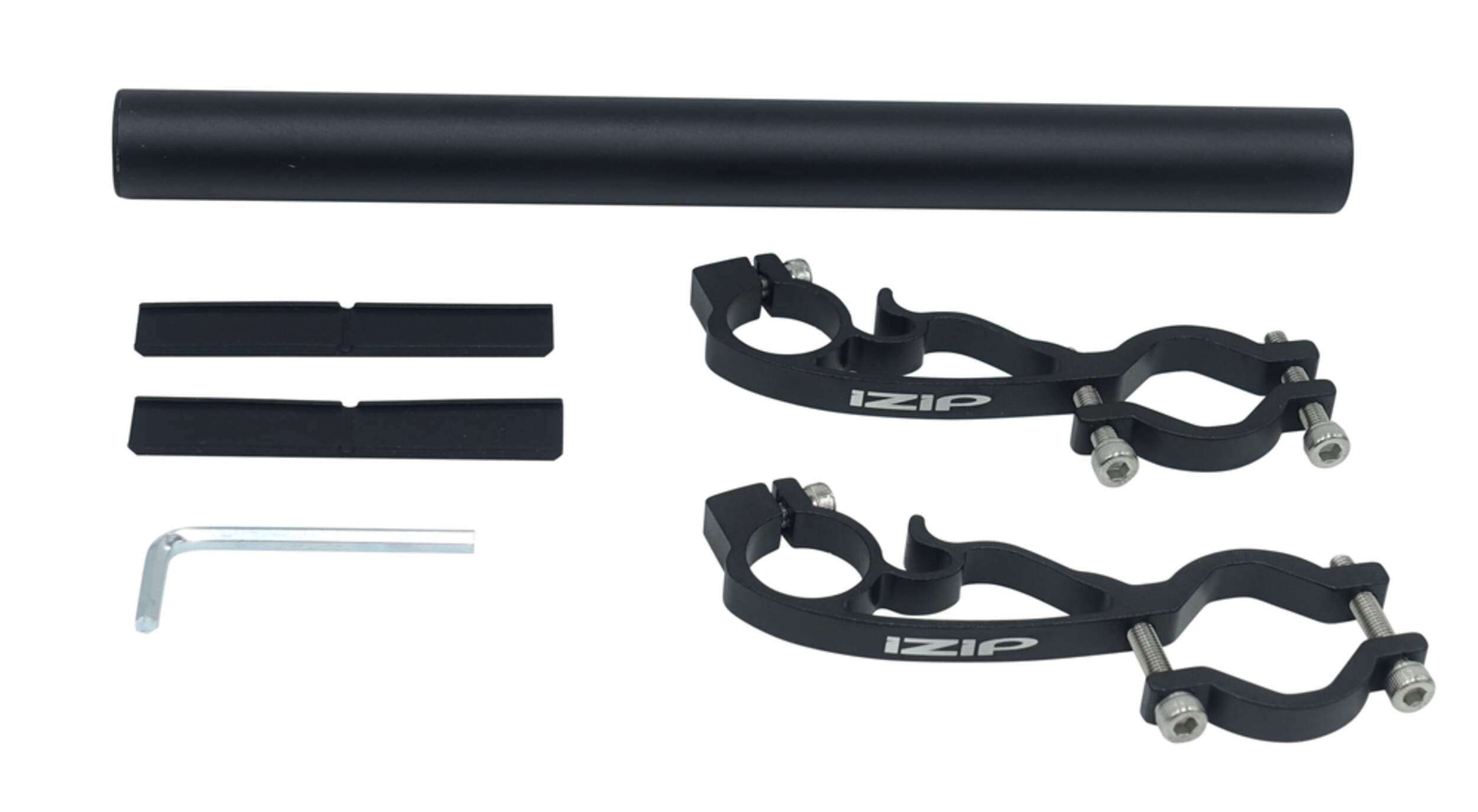 Rallonge de guidon pour vélo iZip, aluminium, noir Composite_or_Mixed