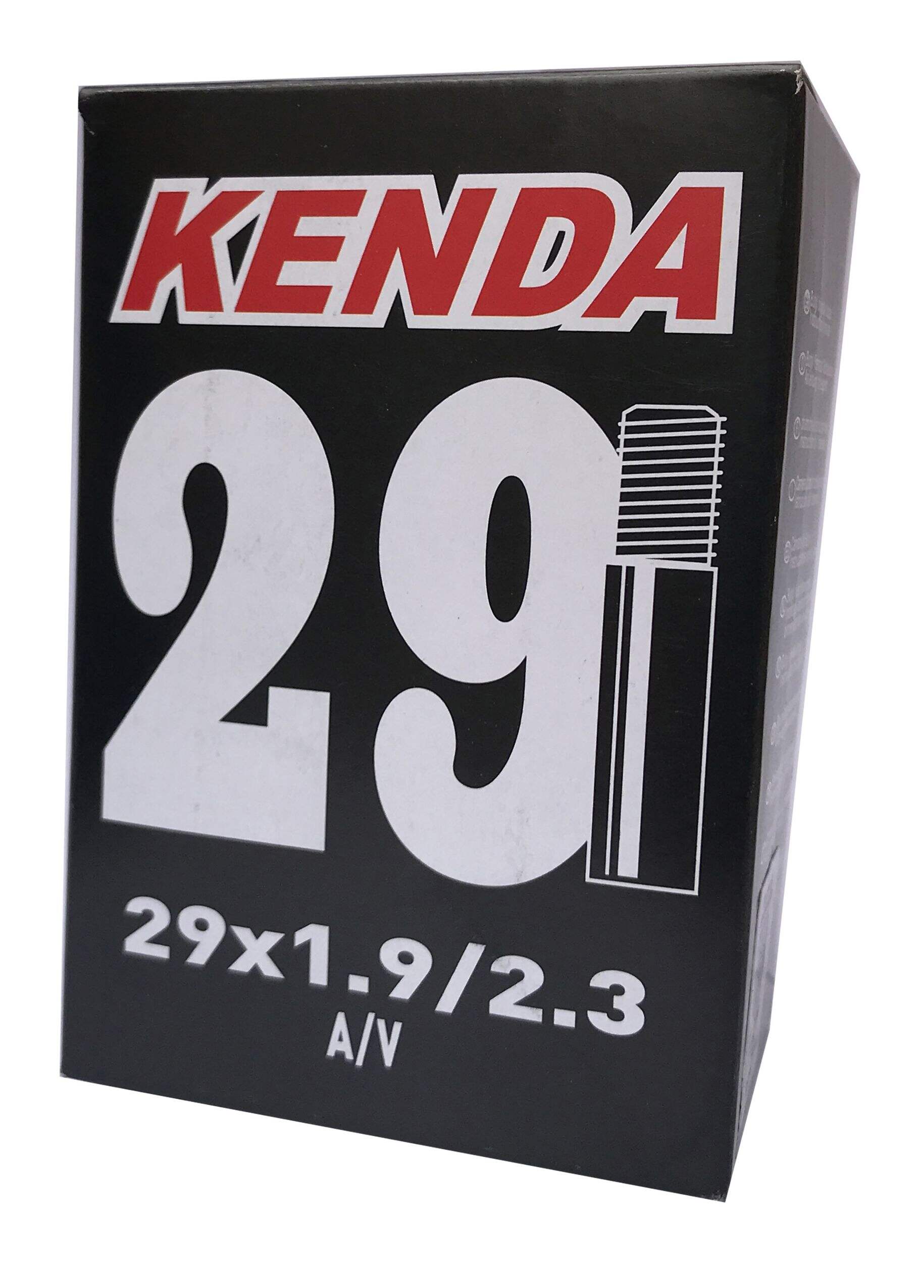 Chambre à air standard pour vélo Kenda, Valve Schrader, 29 x 1,9/2,3 po Front_Angled_Left