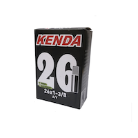 Kenda A/V 35mm Schrader Valve Standard Bike Tire Tube, 26X1-3/8-in Front_Angled_Left