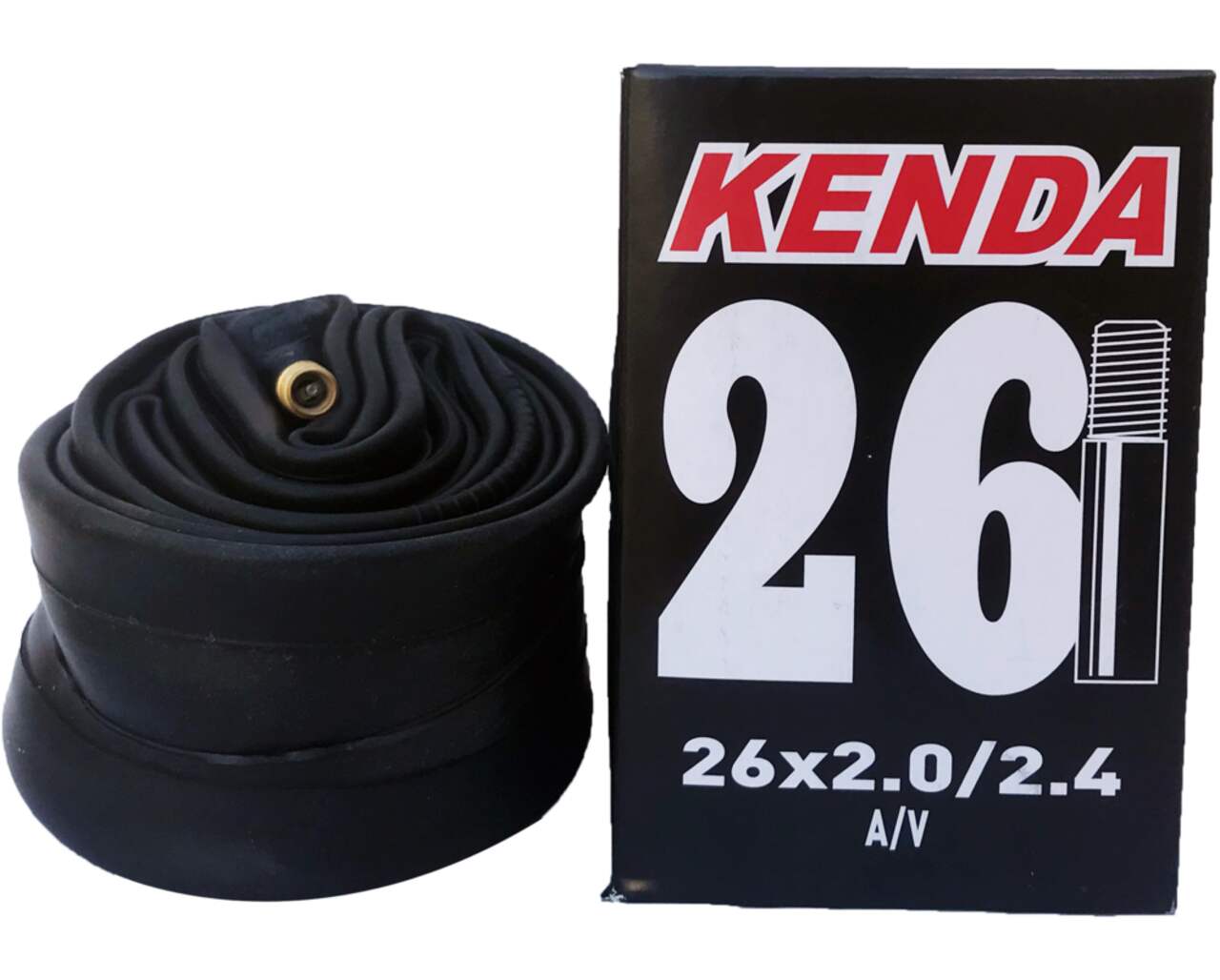 Kenda A V 35mm Schrader Valve Standard Bike Tire Tube 26X2.0 2.4