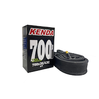 Kenda A/V Schrader Valve Standard Bike Tire Tube, 700 X 35/43C Front_Three_Fourths_Angled_Right