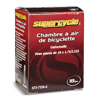 Chambre à air standard pour vélo Kenda, Valve Schrader, 18 X 1,75/2,15 po Front_Angled_Right