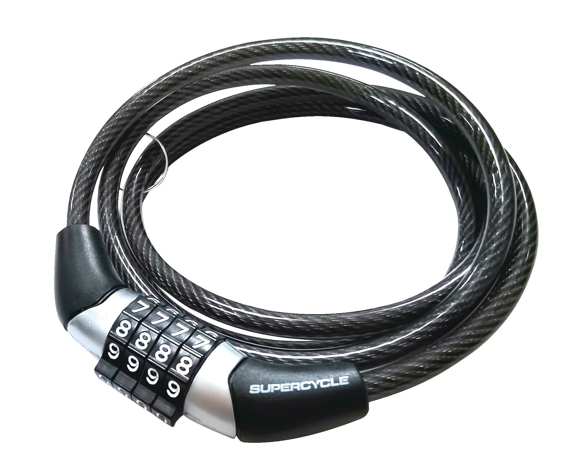 Supercycle Basic Bike Lock Cable w/4-Digit Dial Combination, Anti-Theft ...