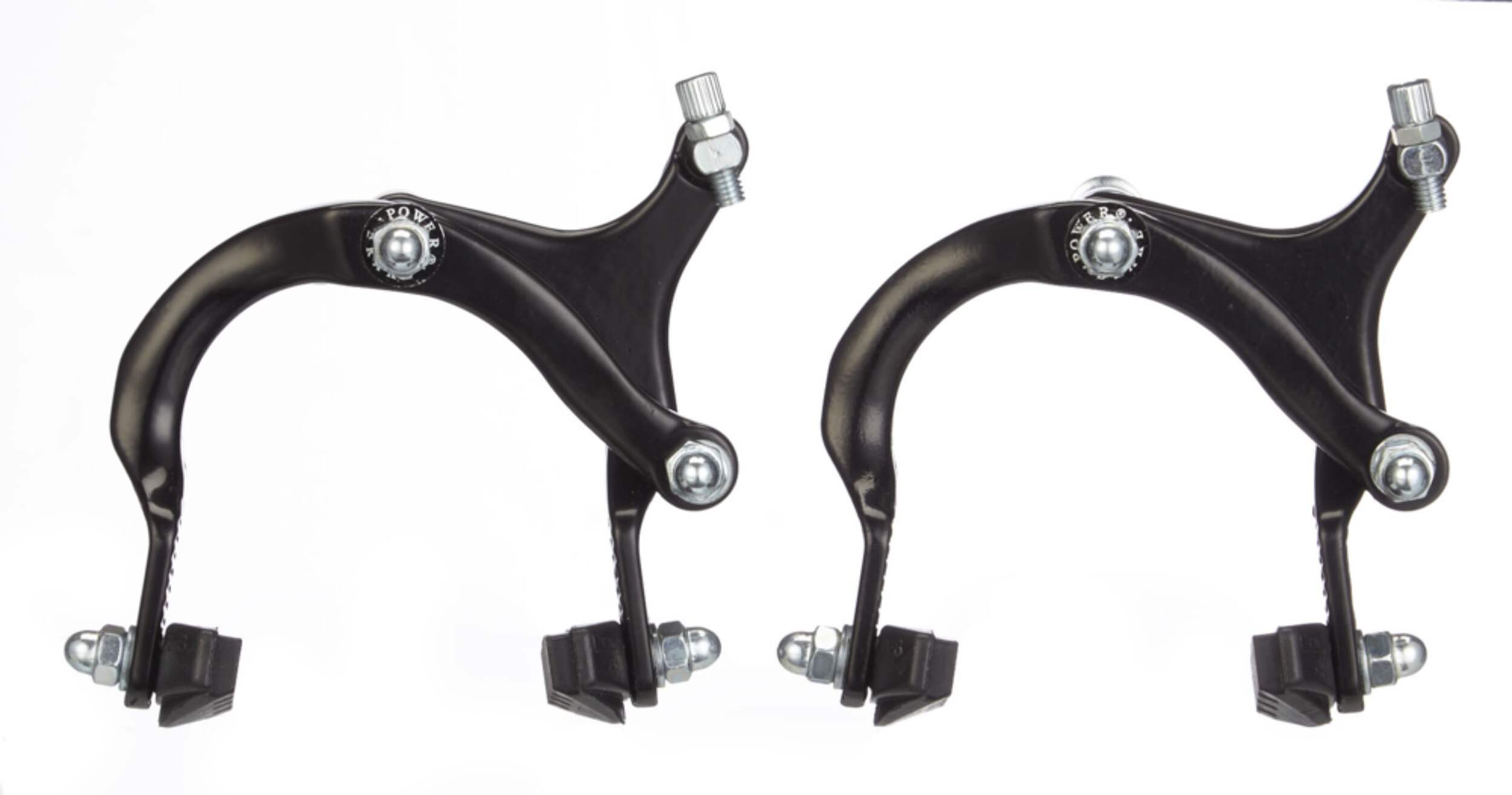 Supercycle Short Alloy Bike Brake Caliper w/Brake Pads, 35-mm, 51-mm Front_Flat