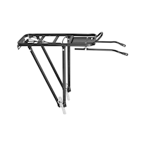 Supercycle Lightweight Alloy Rear Bike Rack w/Mounting Hardware, Black Side_Right