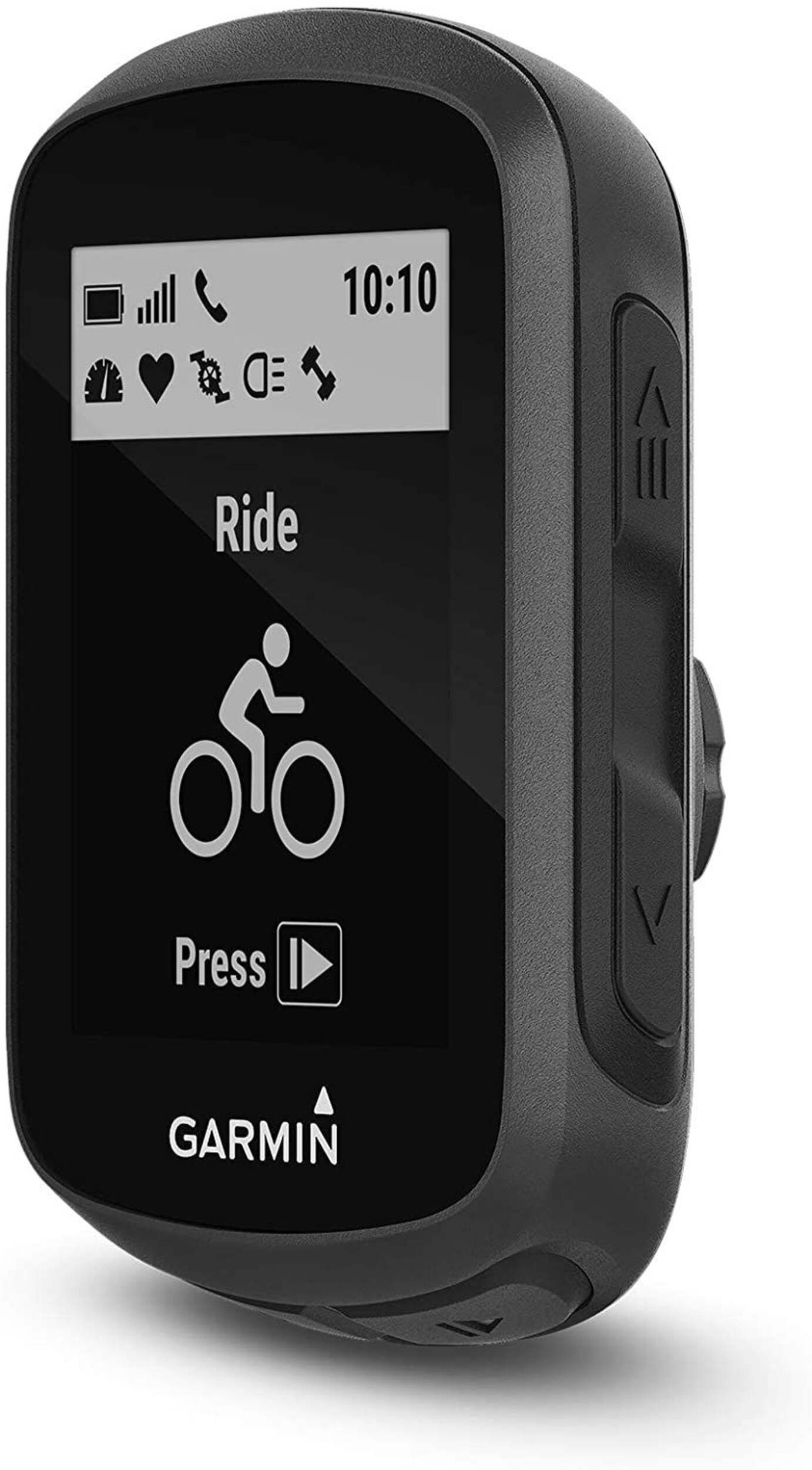 Garmin Edge 130 Plus GPS Computer Front_Three_Fourths_Angled_Left