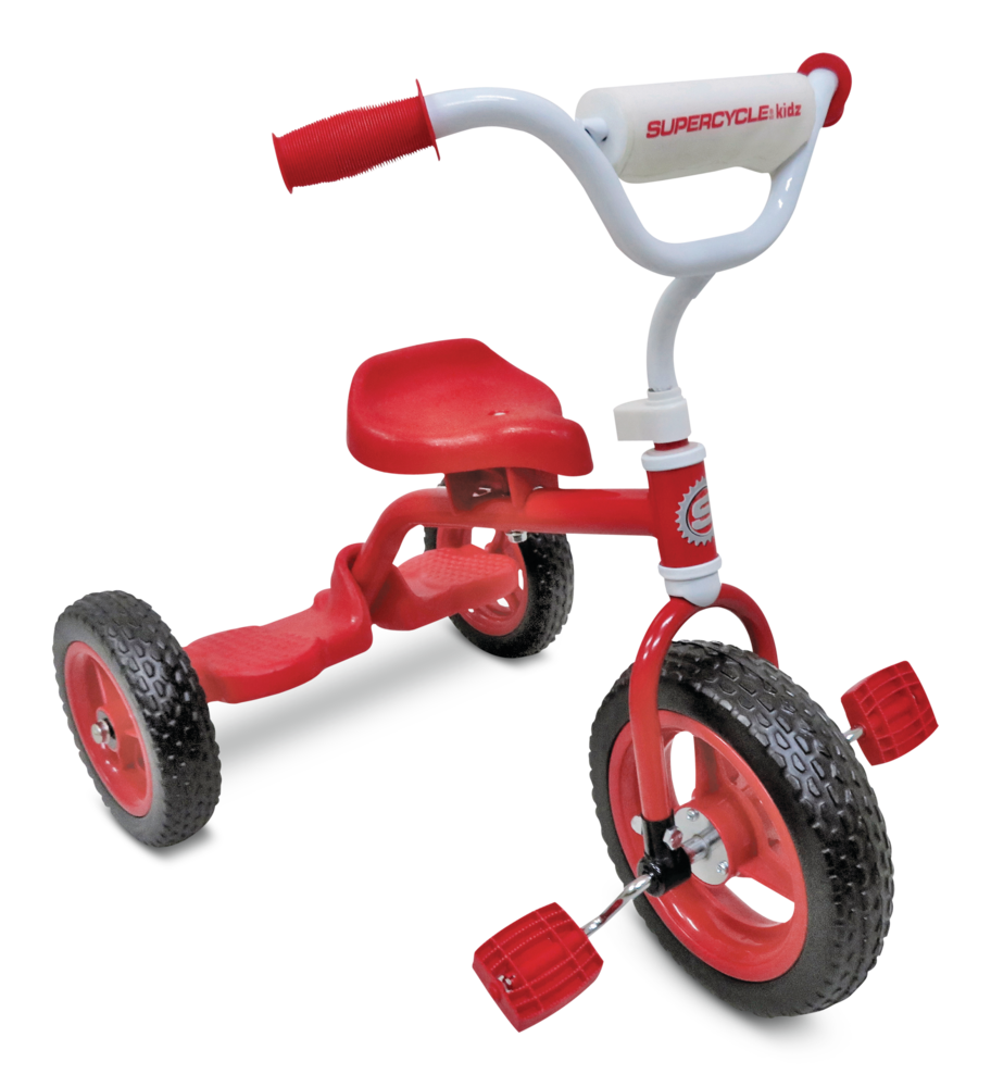 Tricycle Supercycle, 10 po, rouge