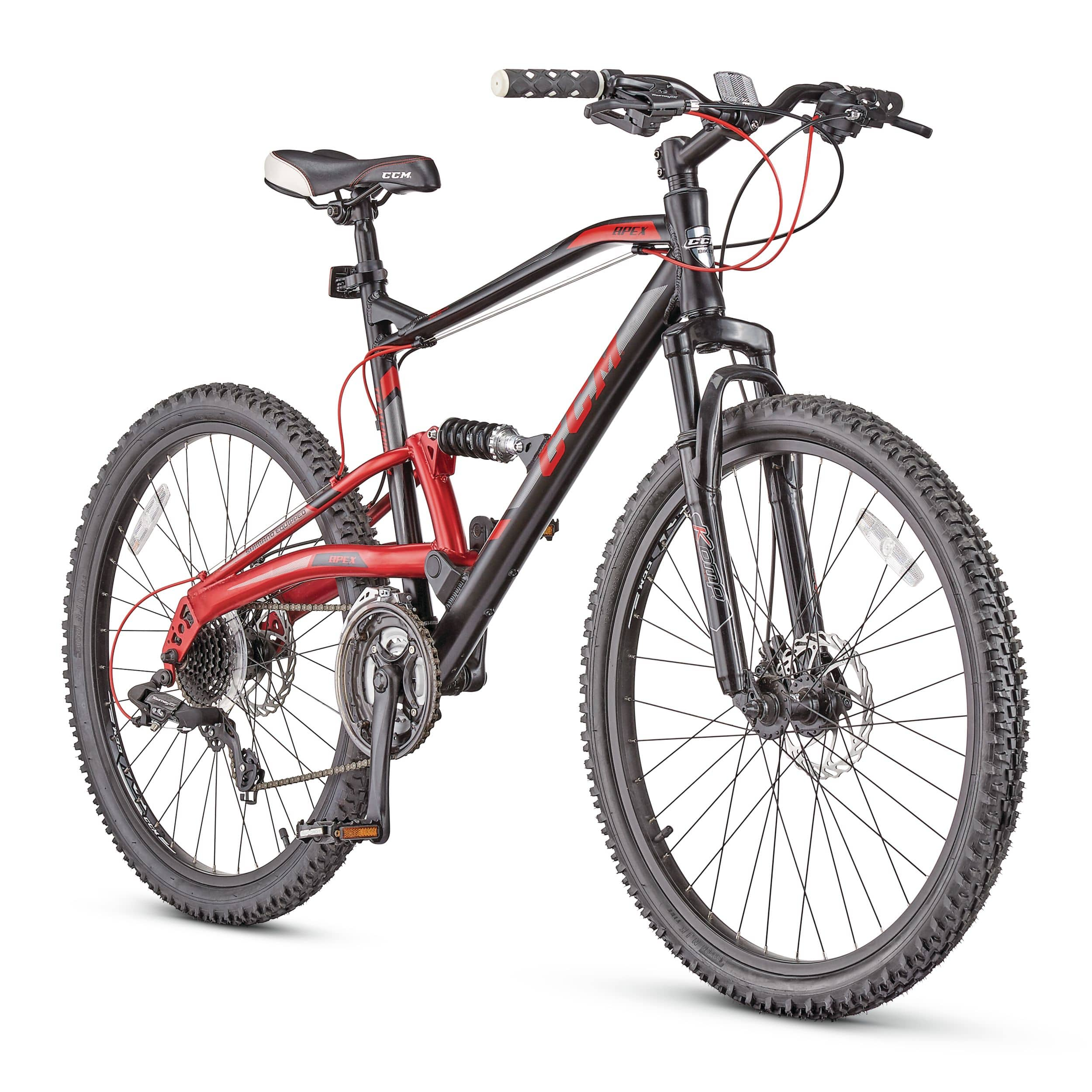 CCM Apex Men's Dual Suspension Mountain Bike, 26-in