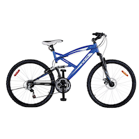 CCM Alpine Full Suspension Mountain Bike, 24-in