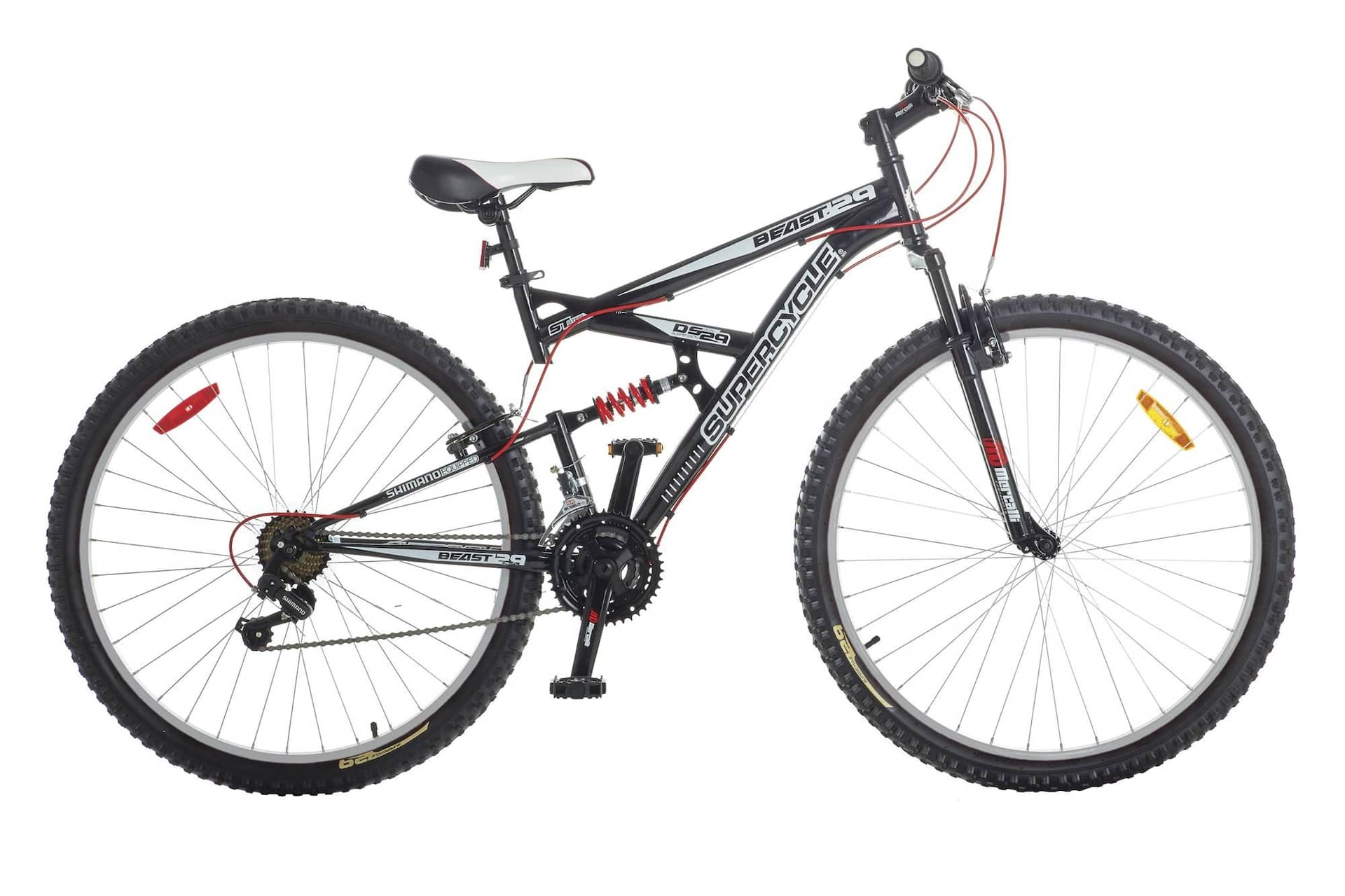 Supercycle Beast 29er Dual Suspension Mountain Bike 29 in