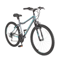 Vélo de montagne semi-rigide Supercycle Nitro XT, roue de 26 po, gris/bleu Front_Three_Fourths_Angled_Right