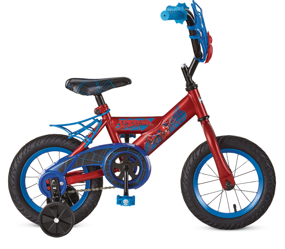 spiderman bike with stabilisers