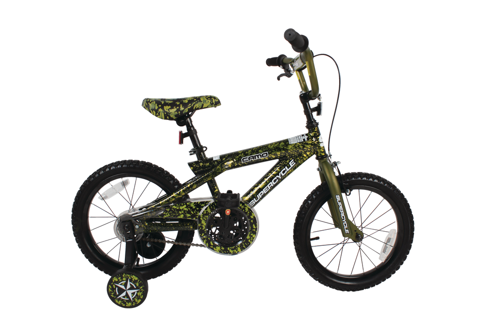 Supercycle Camo Kids' Bike, 16-in, Training Wheels | Canadian Tire