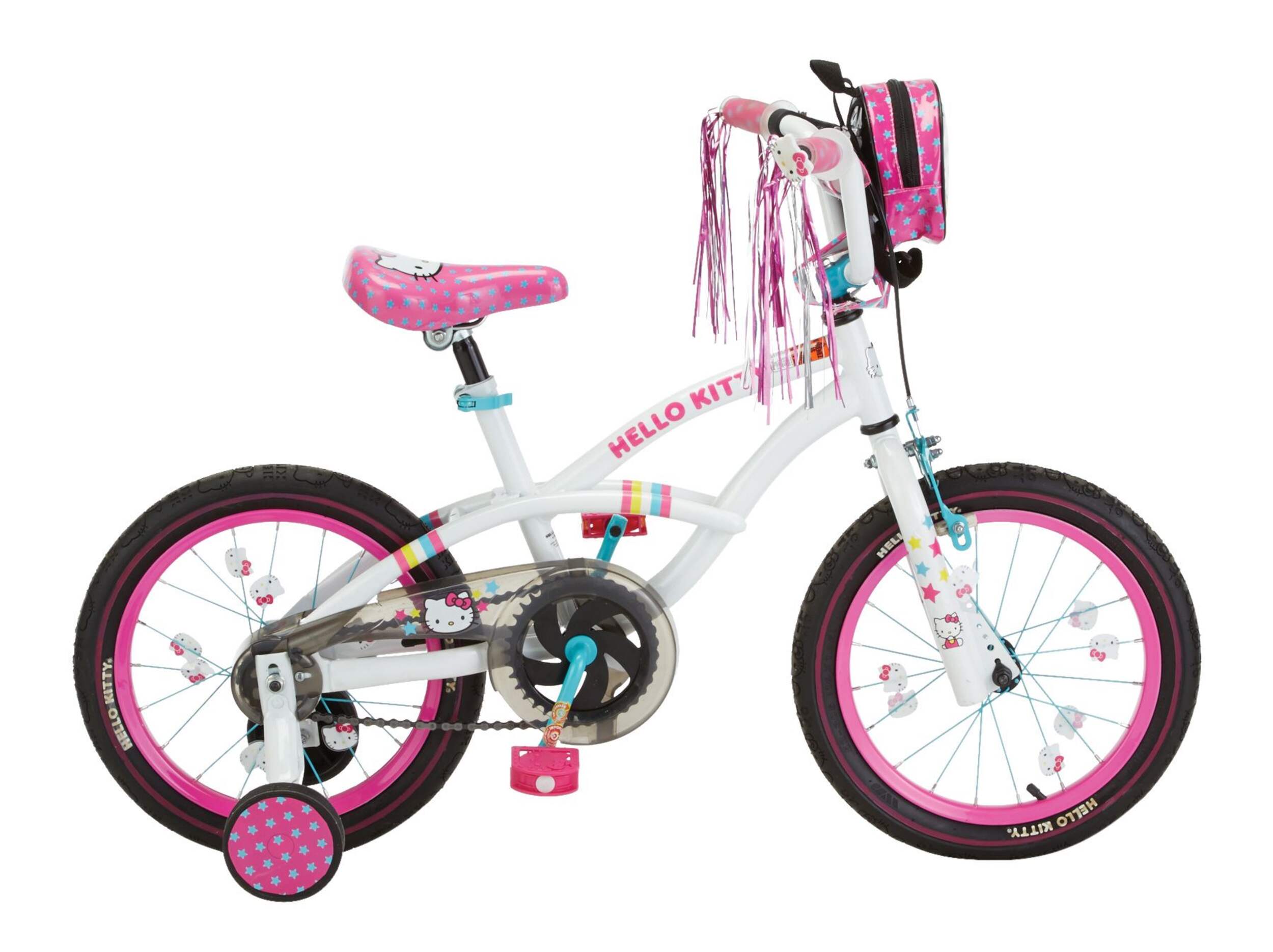 Hello Kitty Kids' Bike with Bubble Blower, 16-in Side_Right