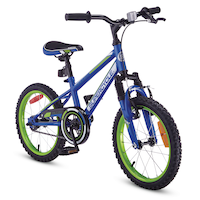Vélo Supercycle Valley, enfants, roue de 16 po, bleu Front_Three_Fourths_Angled_Right