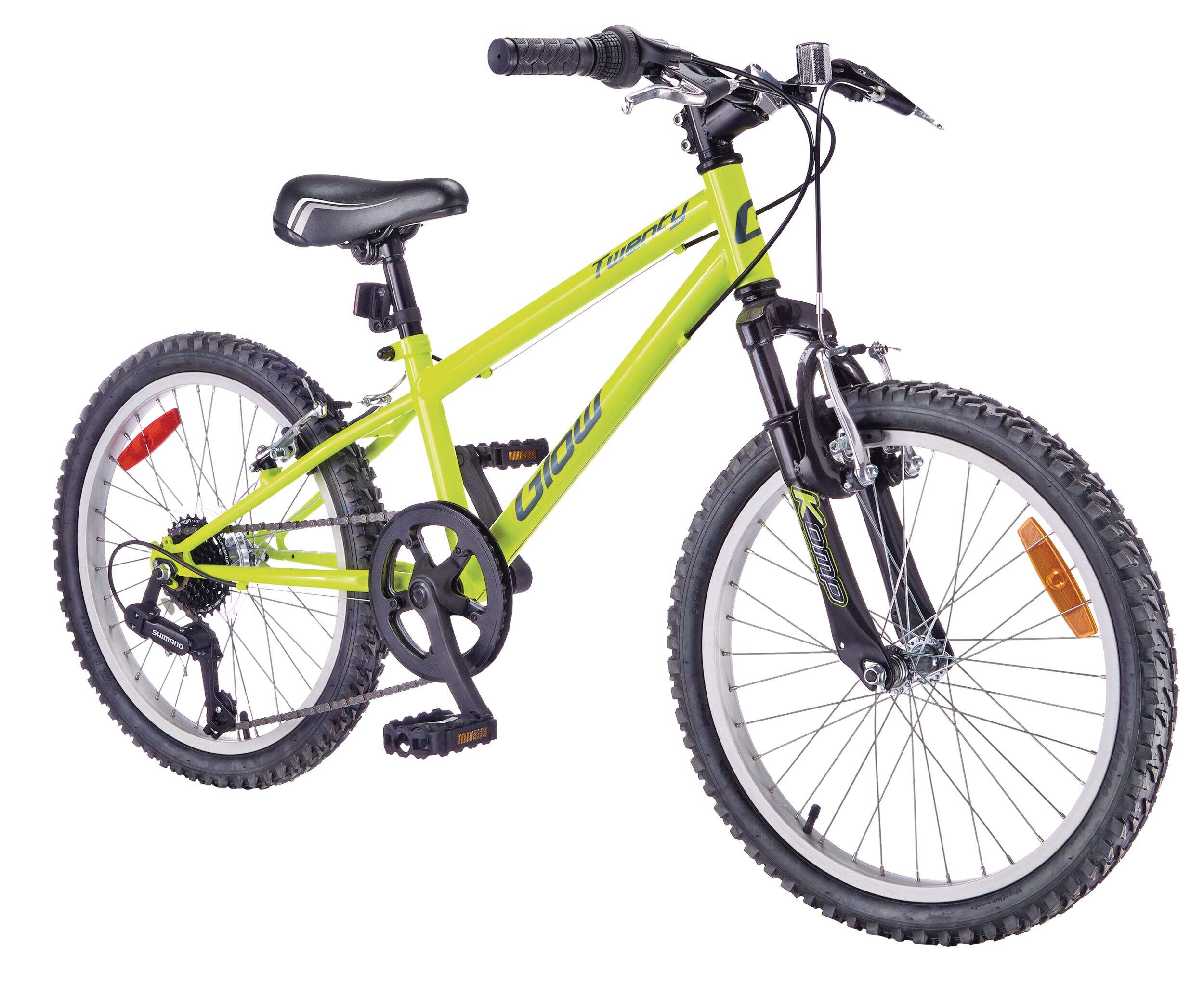 Glow Youth Bike, 20-in Front_Three_Fourths_Angled_Right