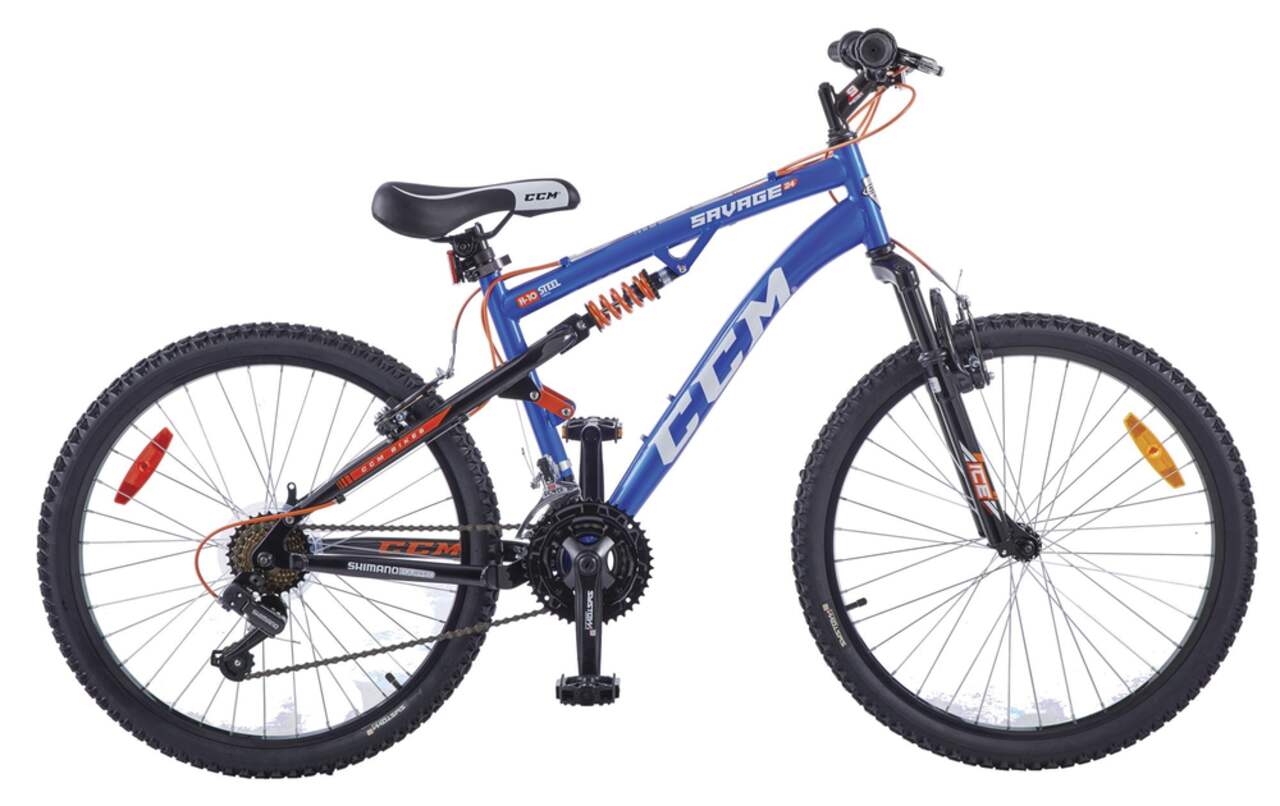 CCM Savage Youth Dual Suspension Mountain Bike 24 in Canadian Tire