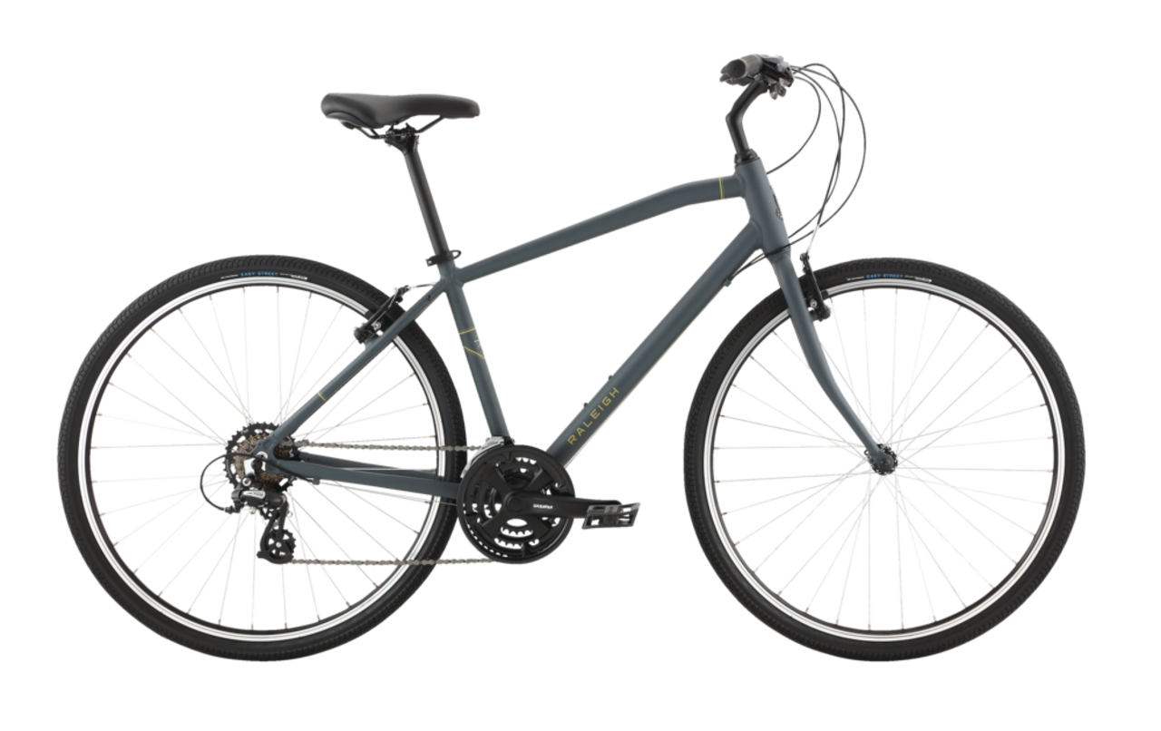 Raleigh detour mens discount hybrid bike review