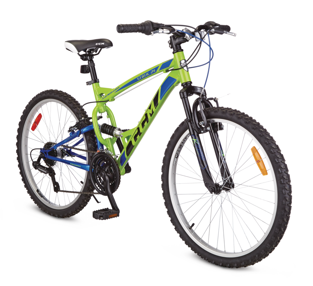 CCM Static Dual Suspension Youth Mountain Bike, 24in Canadian Tire