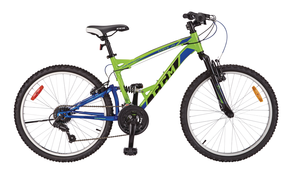 CCM Static Dual Suspension Youth Mountain Bike, 24in Canadian Tire