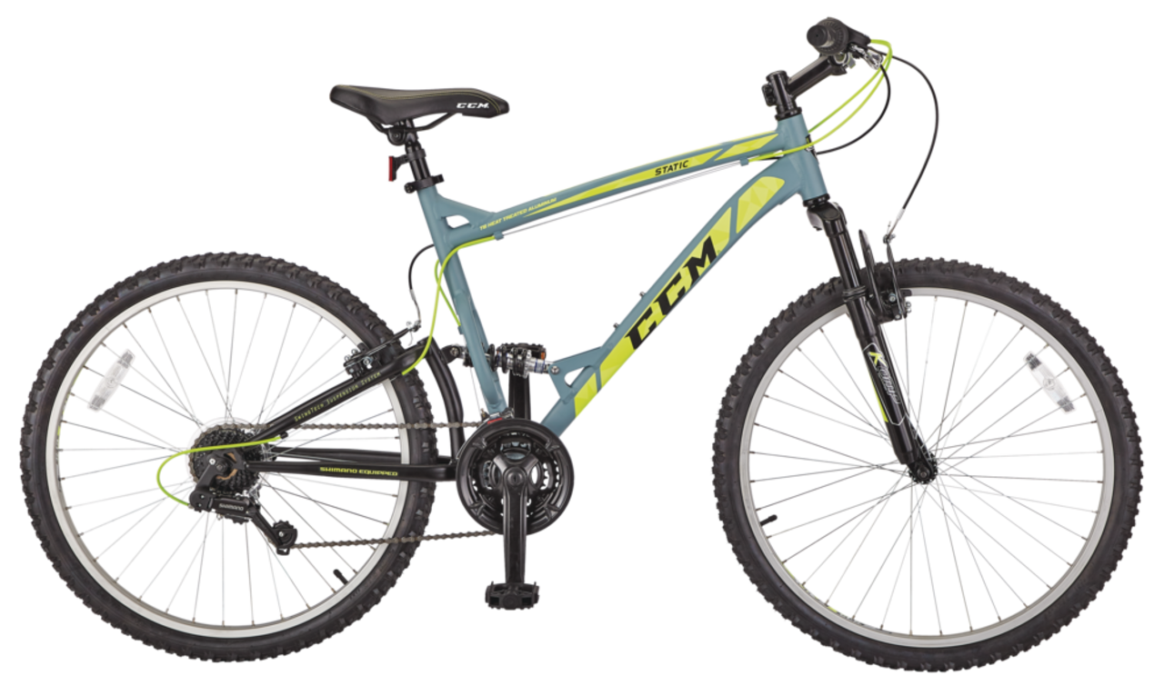 Vélo de montagne CCM Alpha, double suspension, pour adultes, 29 po