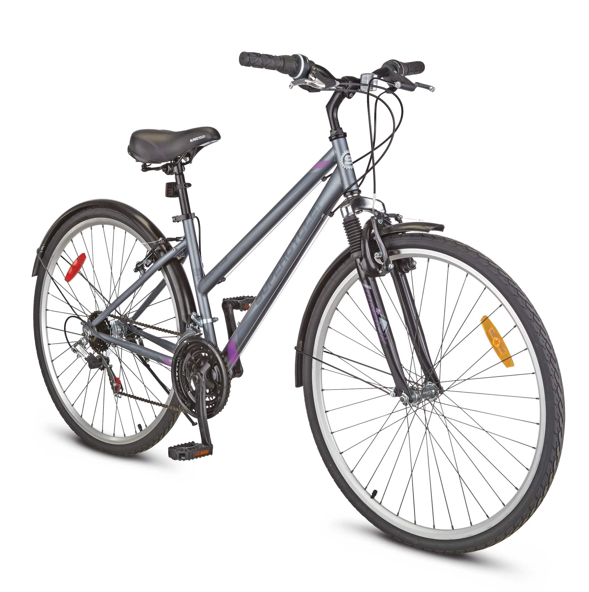 Supercycle Solaris Hybrid Bike 700C Grey Canadian Tire