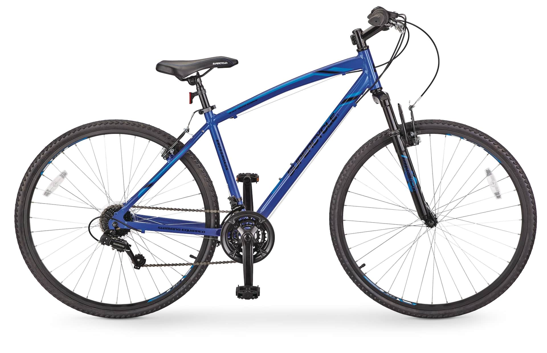 Supercycle Krossroads Hybrid Bike 700C Blue