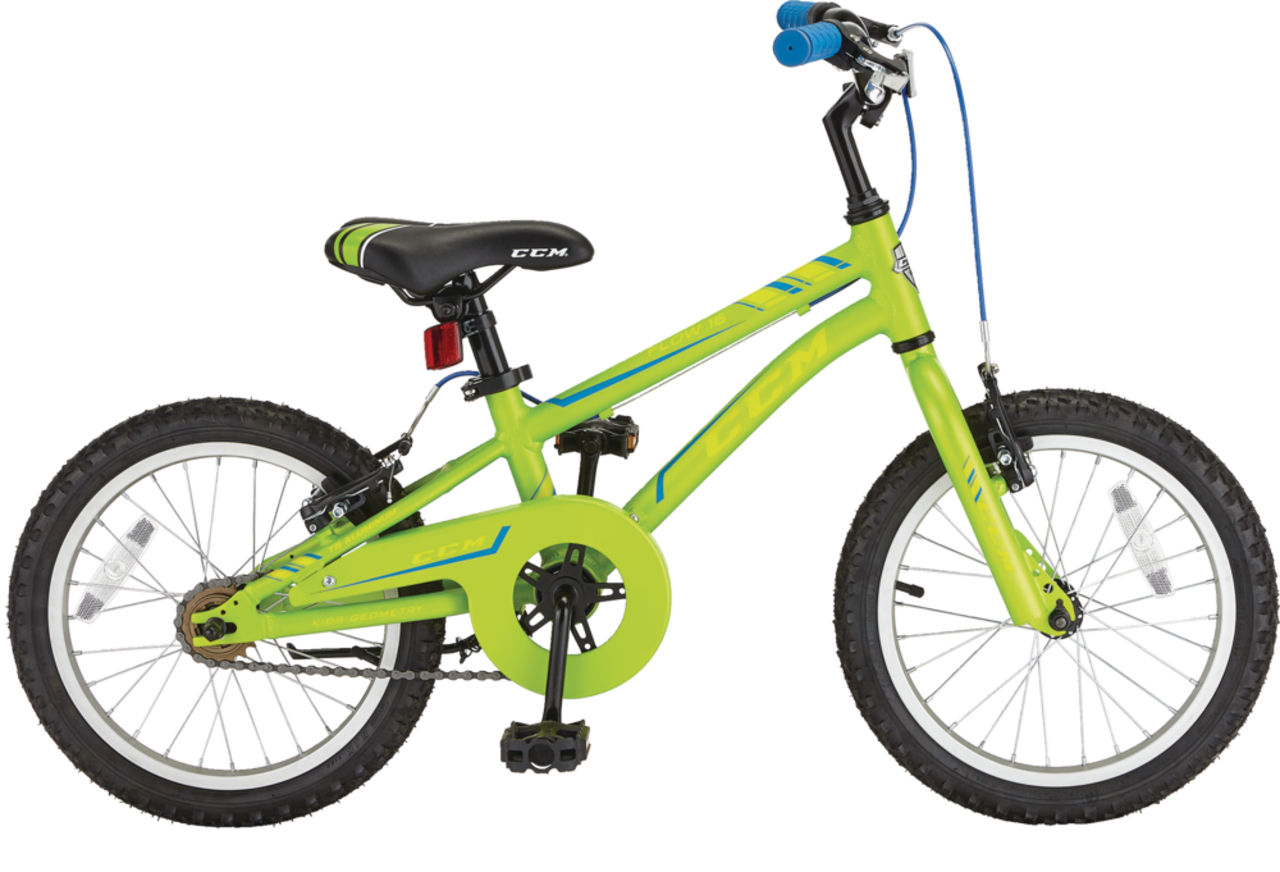 CCM Flow Kids Bike Lime Green 16 in Canadian Tire