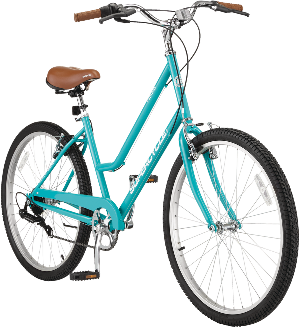 Vélo confort Supercycle Pathway, 26 po, bleu pâle