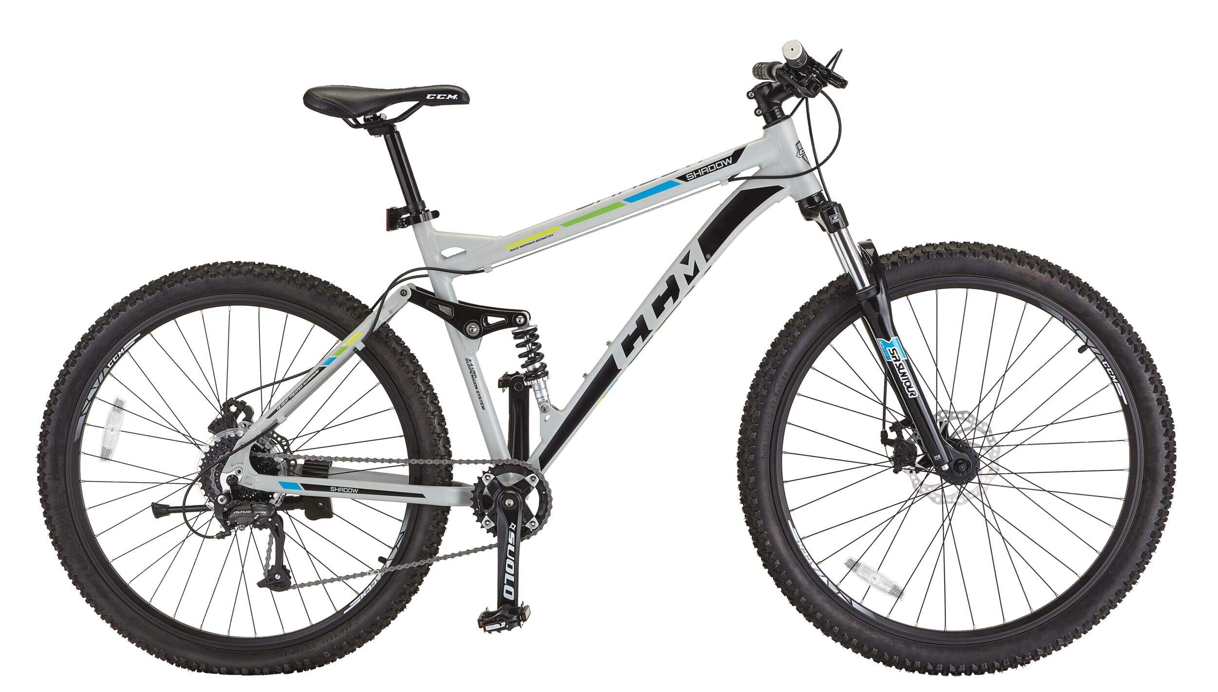 ccm shadow dual suspension mountain bike