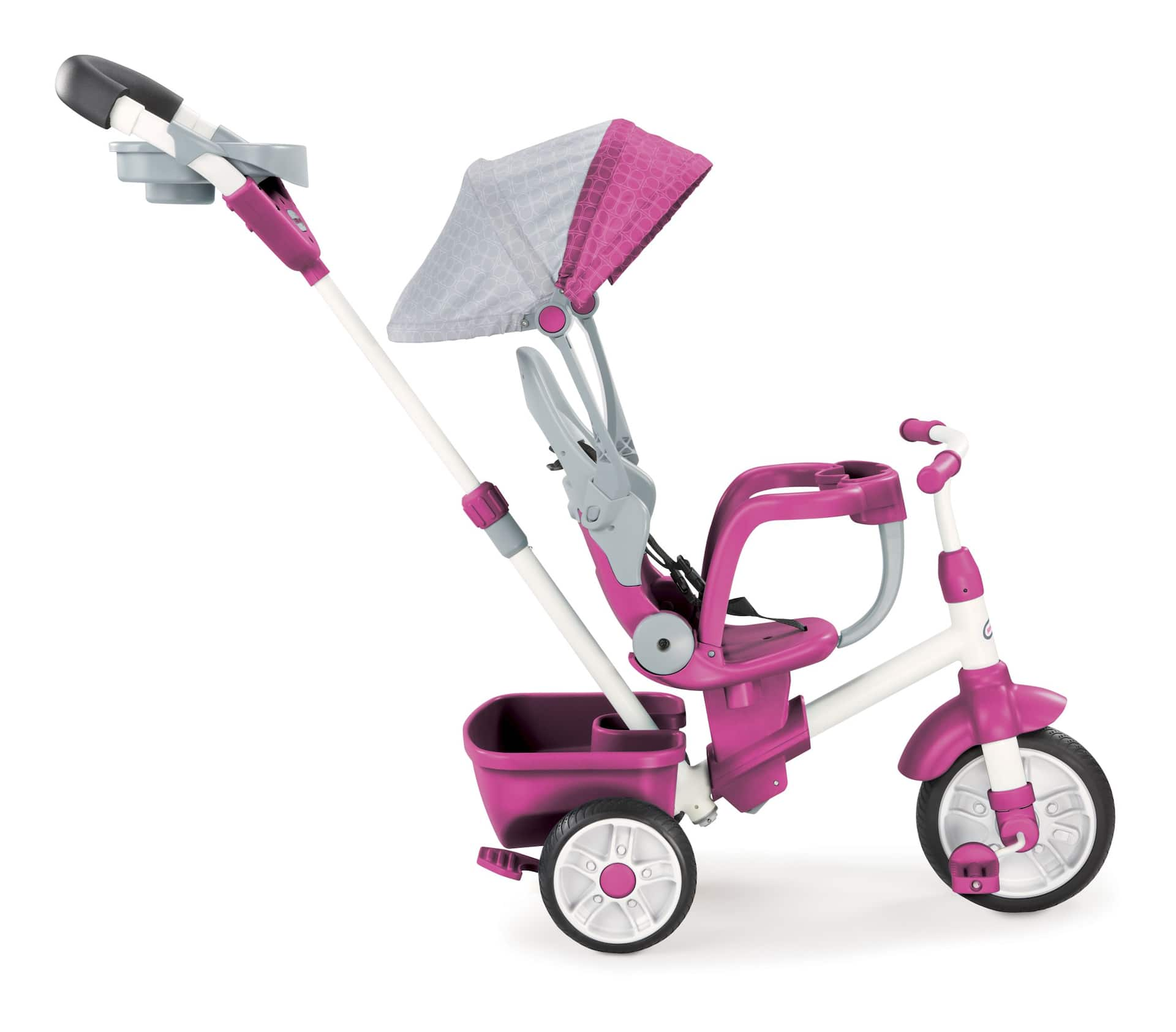 Little Tikes Perfect Fit Toddler 4 in 1 Stroll and Tricycle Pink Canadian Tire