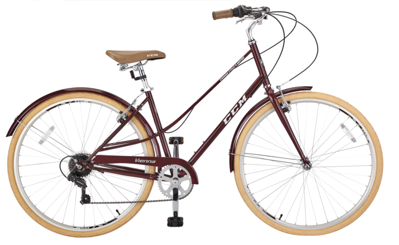 CCM Vienna Hybrid Bike 700C Brown Canadian Tire