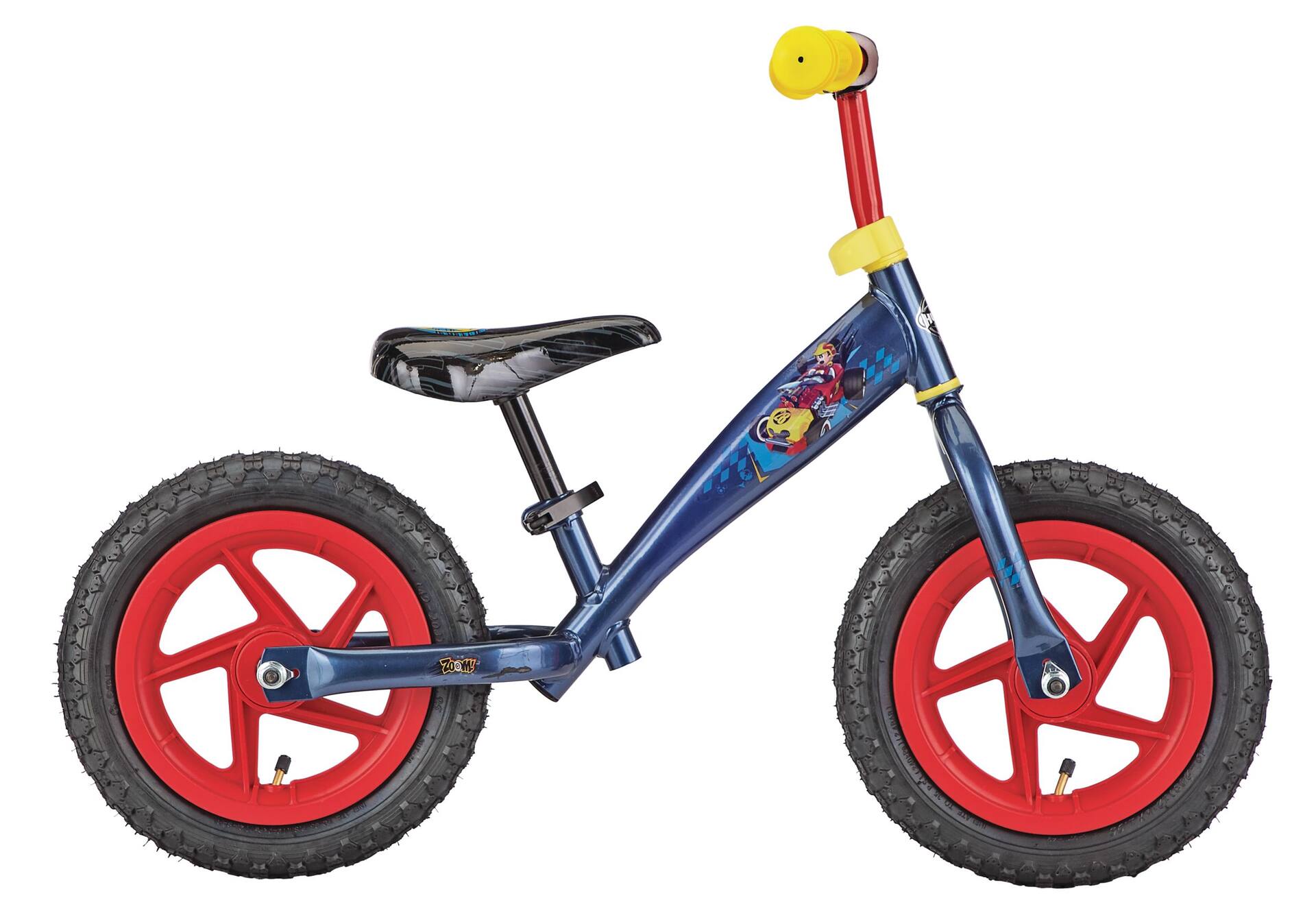 Disney Mickey Mouse Balance Bike 12 in Blue Red