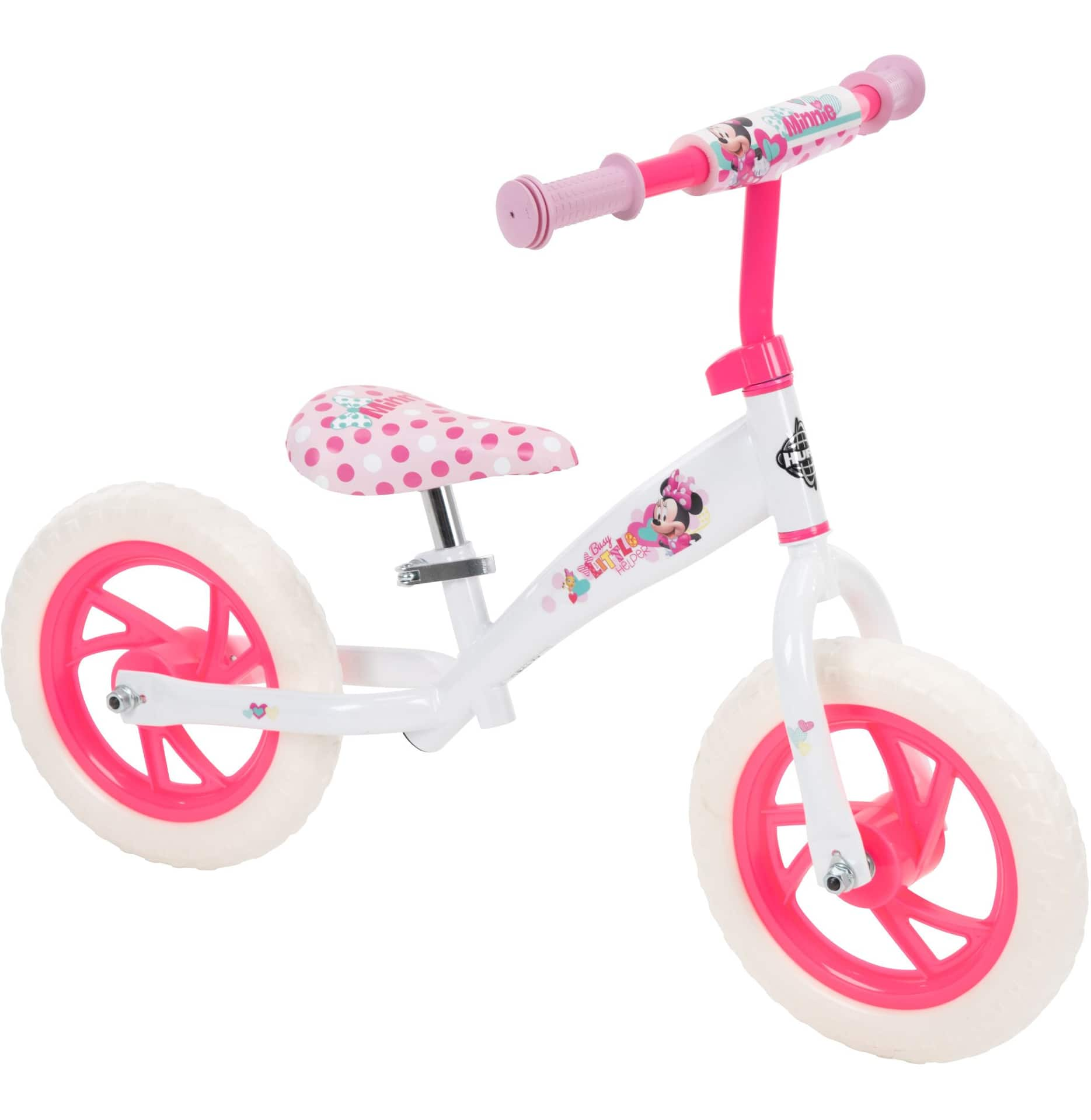 Disney Minnie Mouse Balance Bike 12 in White Pink Canadian Tire