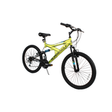 Supercycle Nitrous Dual Suspension Bike, 24-in Wheel, Green Front_Three_Fourths_Angled_Right